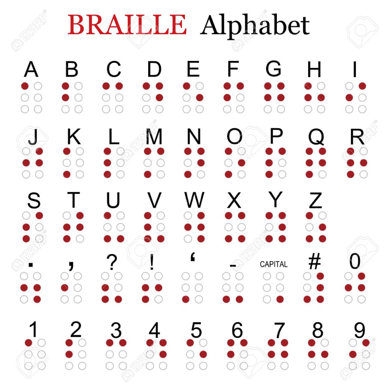 helen keller in braille